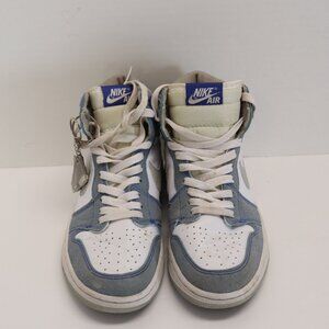 Nike Air Jordan Women's Athletic Shoes Gray and White High Tops Size 7